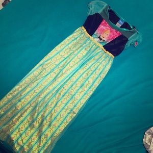 Disney princess anna frozen pajama dress nightgown